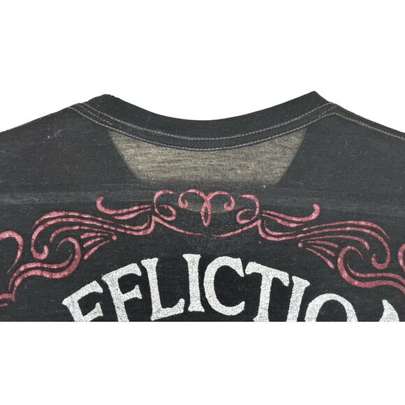 Affliction Live Fast Thermal Shirt XL Men’s Long Sleeve Graphic Black - Picture 13 of 16